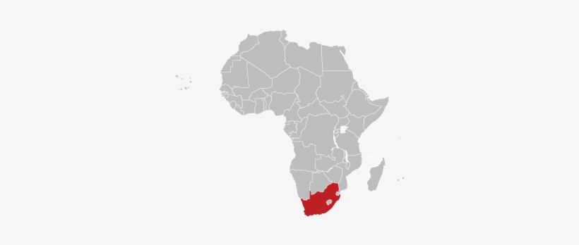 South Africa Map - South Africa On Africa Map, transparent png download