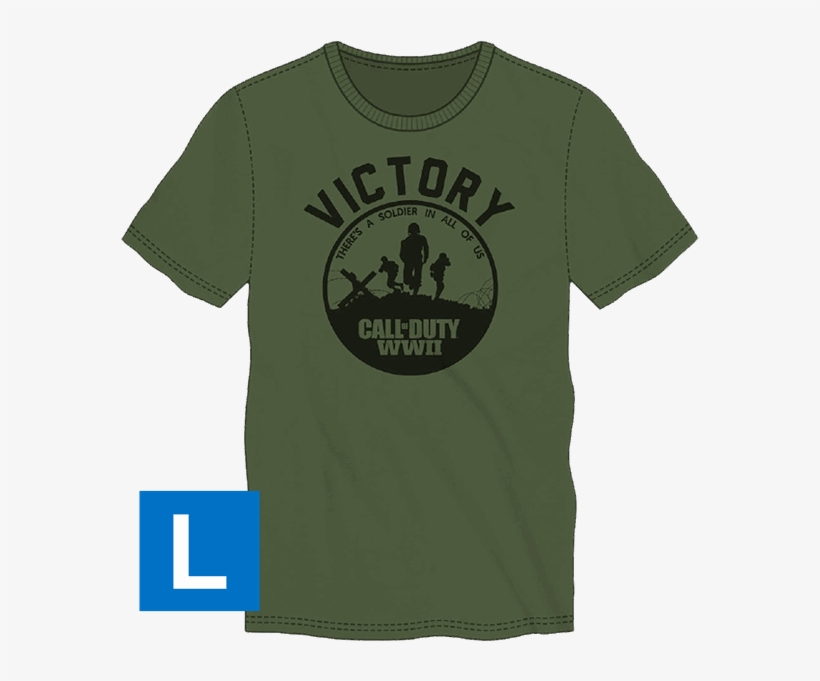 Call Of Duty - Call Of Duty World War 2 Victory Shirt, transparent png download