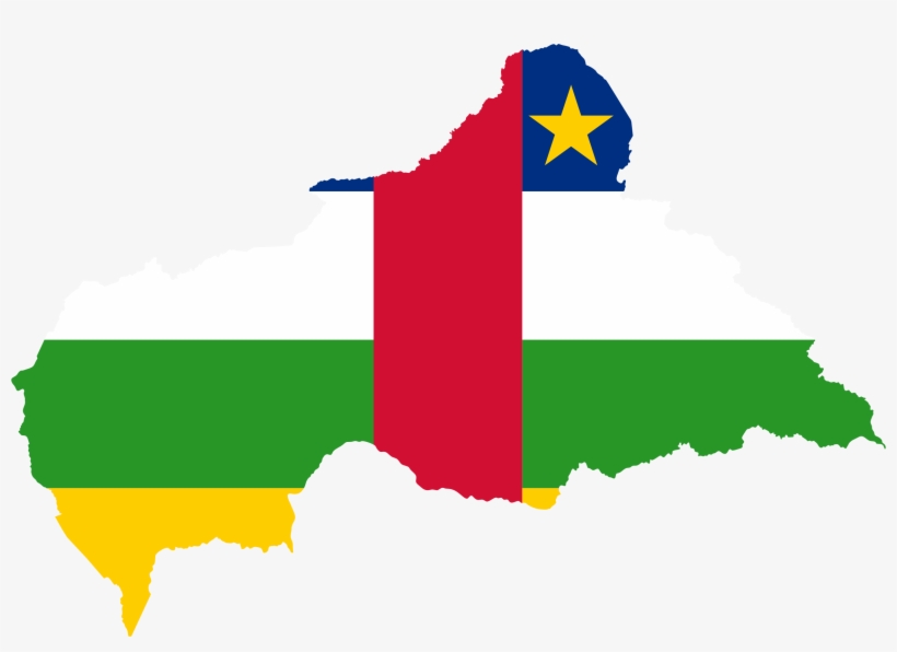 Png Royalty Free Stock Africa Clipart Map African - Central African Republic Country Flag, transparent png download