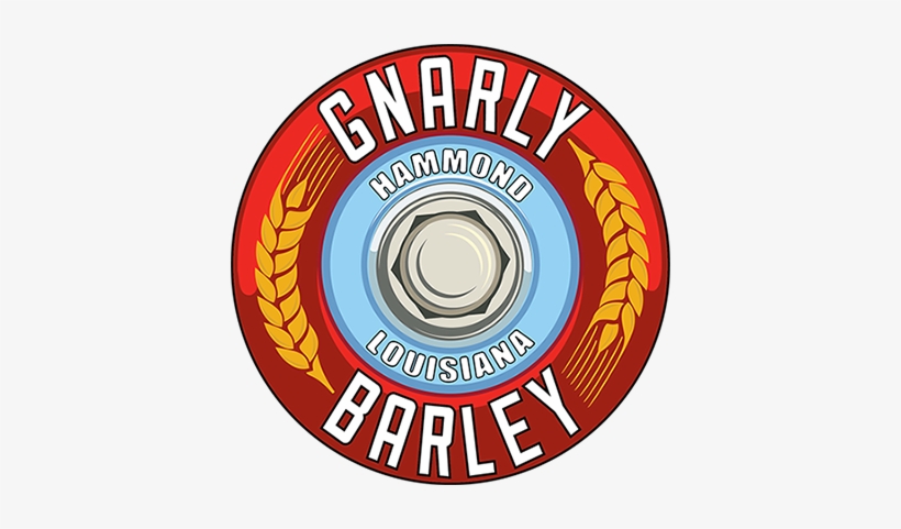 Gnarly Barley Brewing Co Wheel Logo Hammond, La Louisiana - Gnarly Barley Brewing, transparent png download