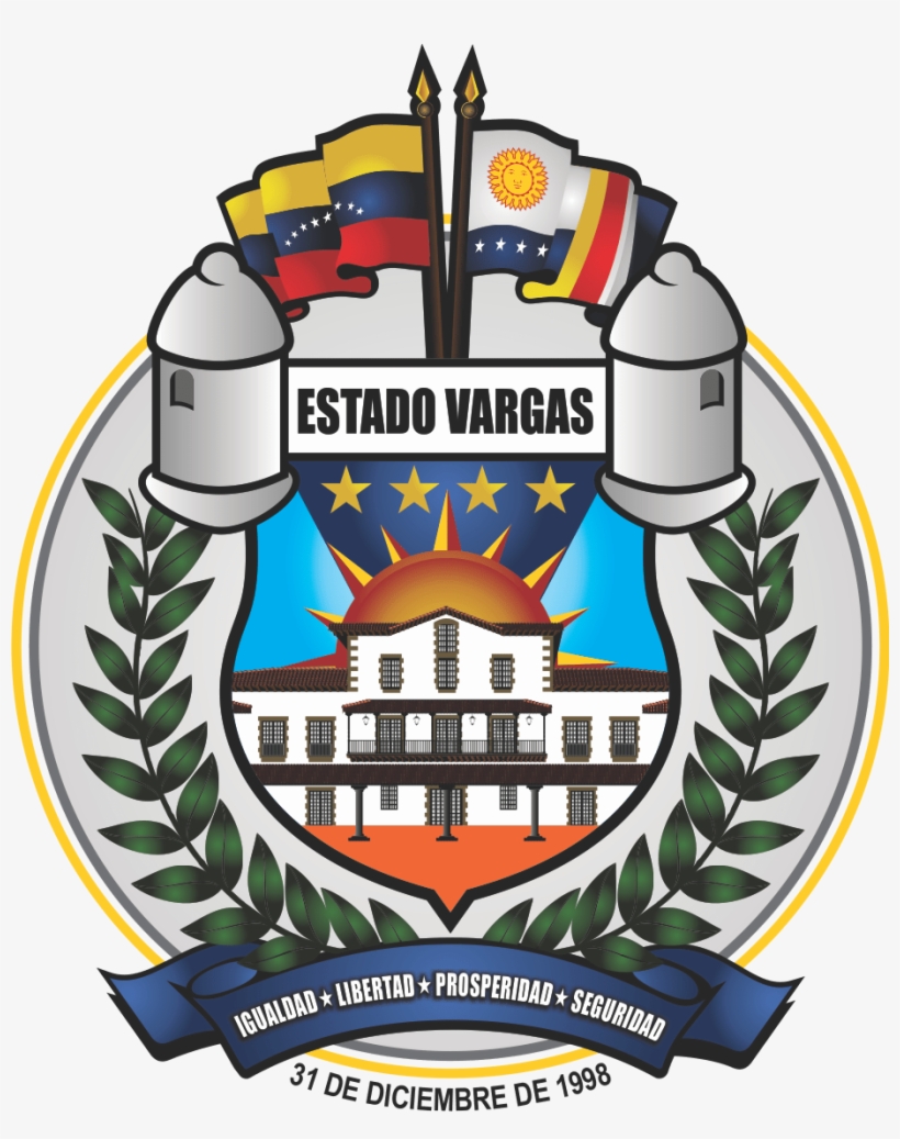 State Of Venezuela In Venezuela - Escudo De Estado Vargas, transparent png download