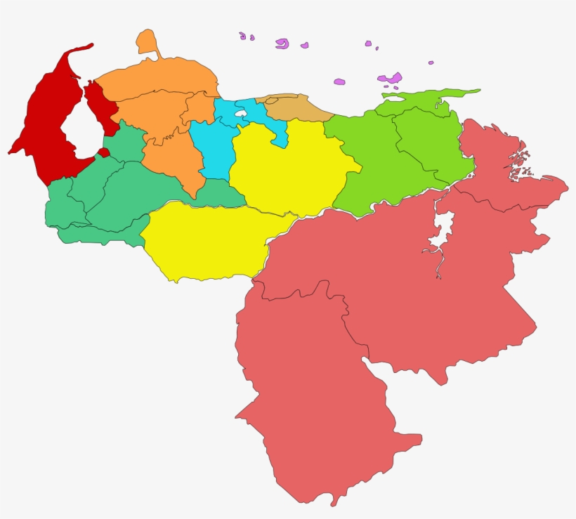 Division Politico Administrativa De Venezuela, transparent png download