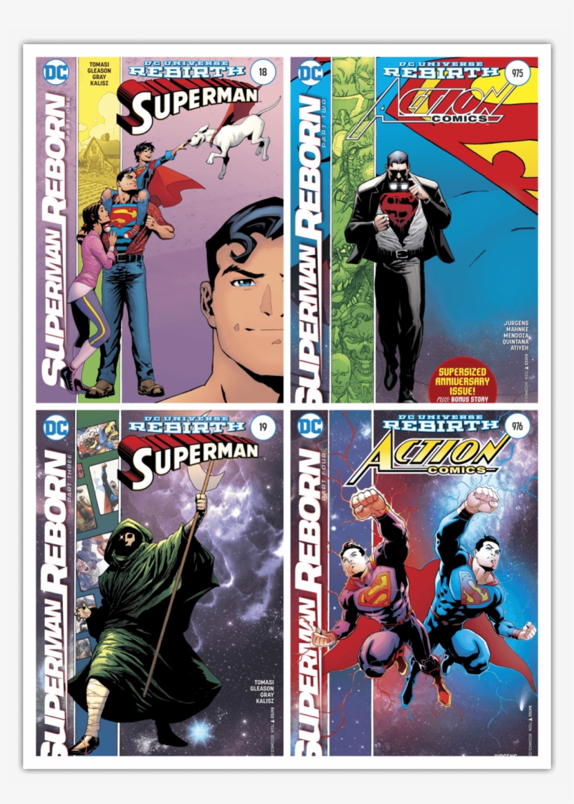 Exceptionally Fun Classic Comic Book Stories Like “multiplicity” - Superman Reborn, transparent png download