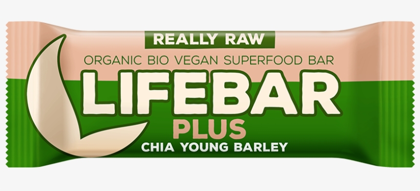 Raw Organic Chia Young Barley Lifebar Plus - Lifebar Plus, transparent png download