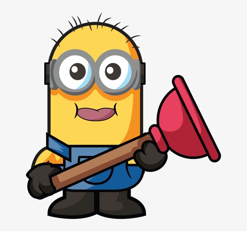 Online Plunger Minion Pic - Minions, transparent png download