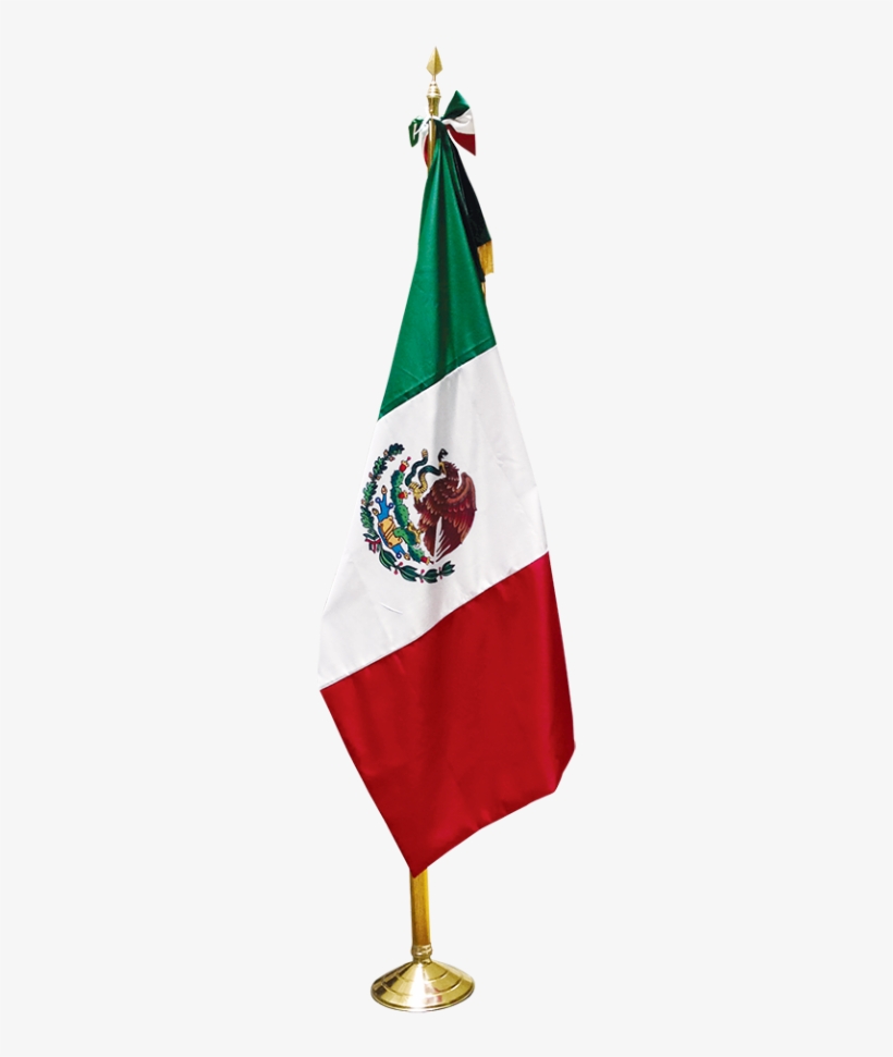 Banderas De Mexico Con Base De Metal - Mexico, transparent png download