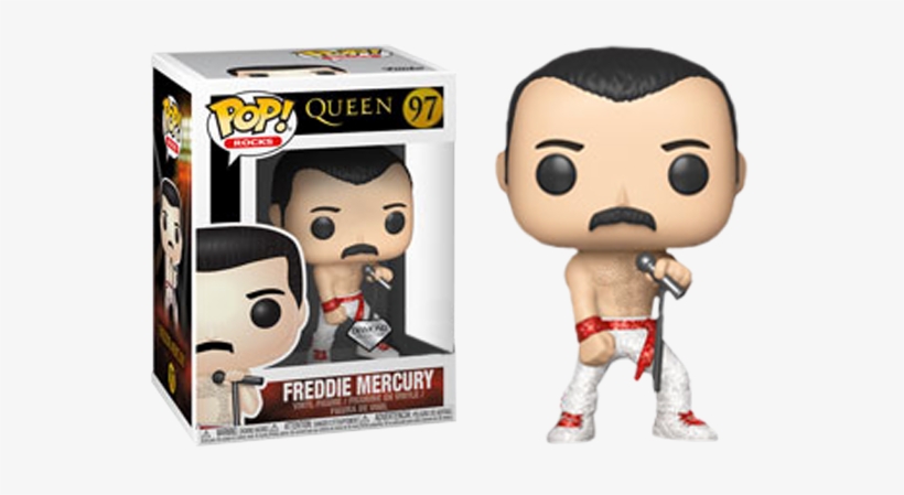 Freddie Mercury Diamond Glitter Funko Pop Vinyl Figure - Pop Stranger Things 2, transparent png download