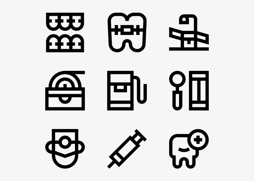 Dentist 25 Icons - Home Appliances Icon Png, transparent png download