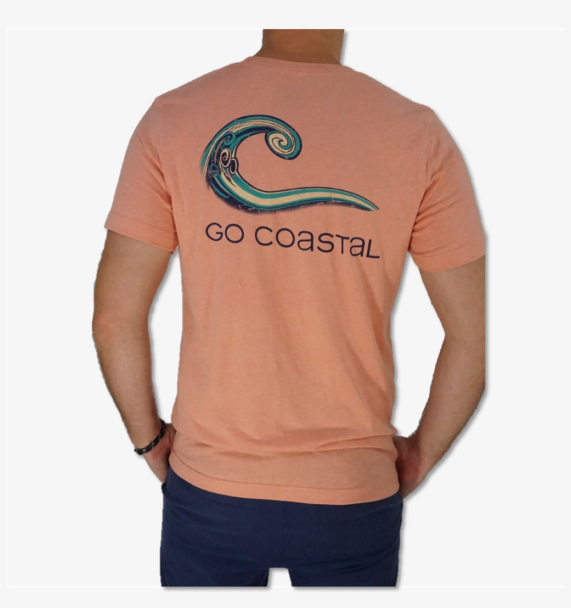 Go Coastal Wave Tee - Wave, transparent png download