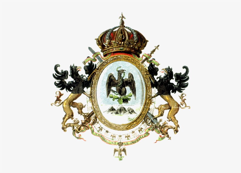 Clipart Resolution 500*536 - Second Mexican Empire Coat Of Arms, transparent png download