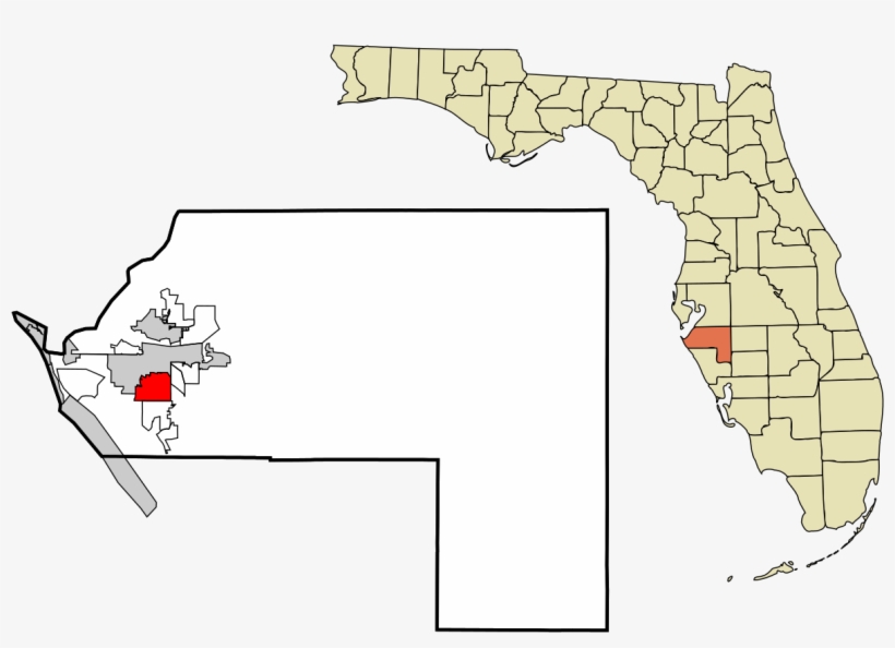 Manatee County Florida Incorporated And Unincorporated - Nassau County Florida, transparent png download
