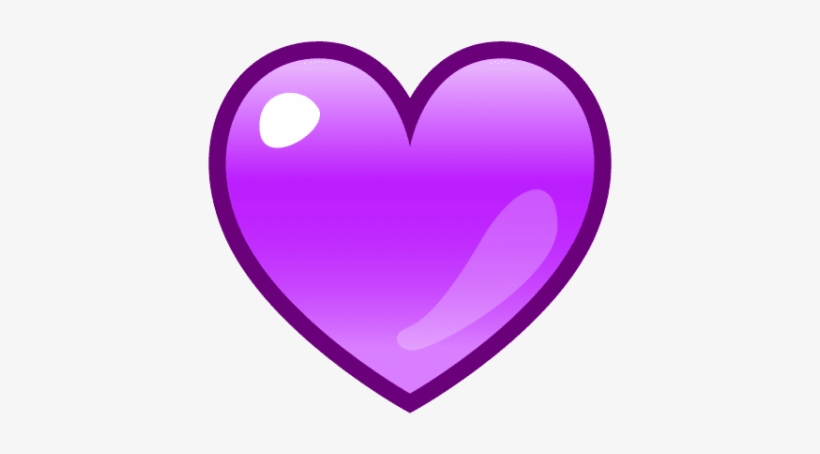 Free Png Purple Heart Emoji Png Png Images Transparent - Heart Purple, transparent png download
