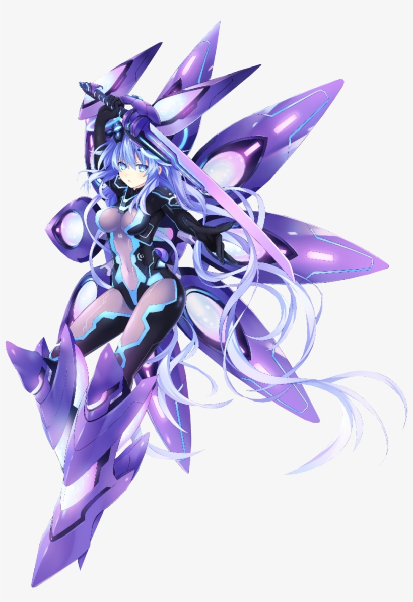 Purple Heart Next Render By Jessymoonn-damv37d - Hyperdimension Neptunia Next Purple, transparent png download