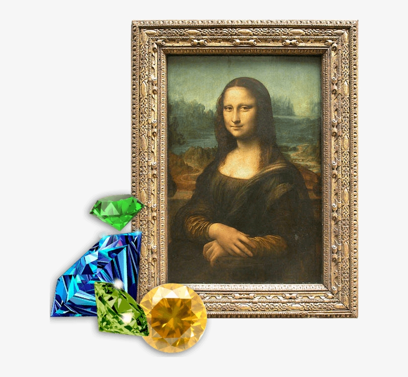 Da Vinci Diamonds Slot By Igt - Mona Lisa, transparent png download