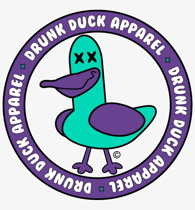 Drunk Duck Apparel - Duck Brand, transparent png download
