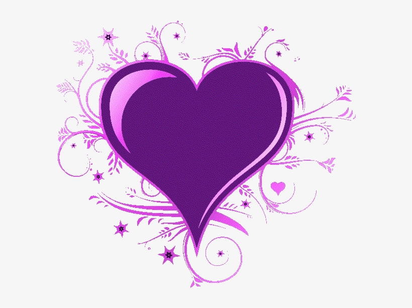 Purple Heart Trans 3kdowning2017 05 30t15 - Love My Mom And Dad, transparent png download