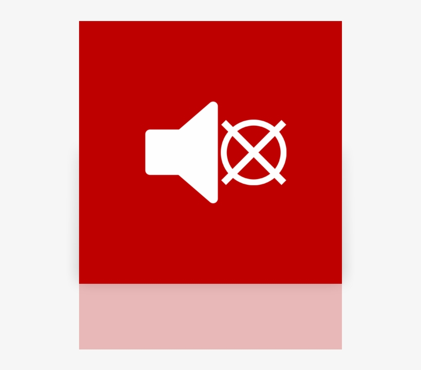 Mirror, Mute, Volume Icon - Volume, transparent png download