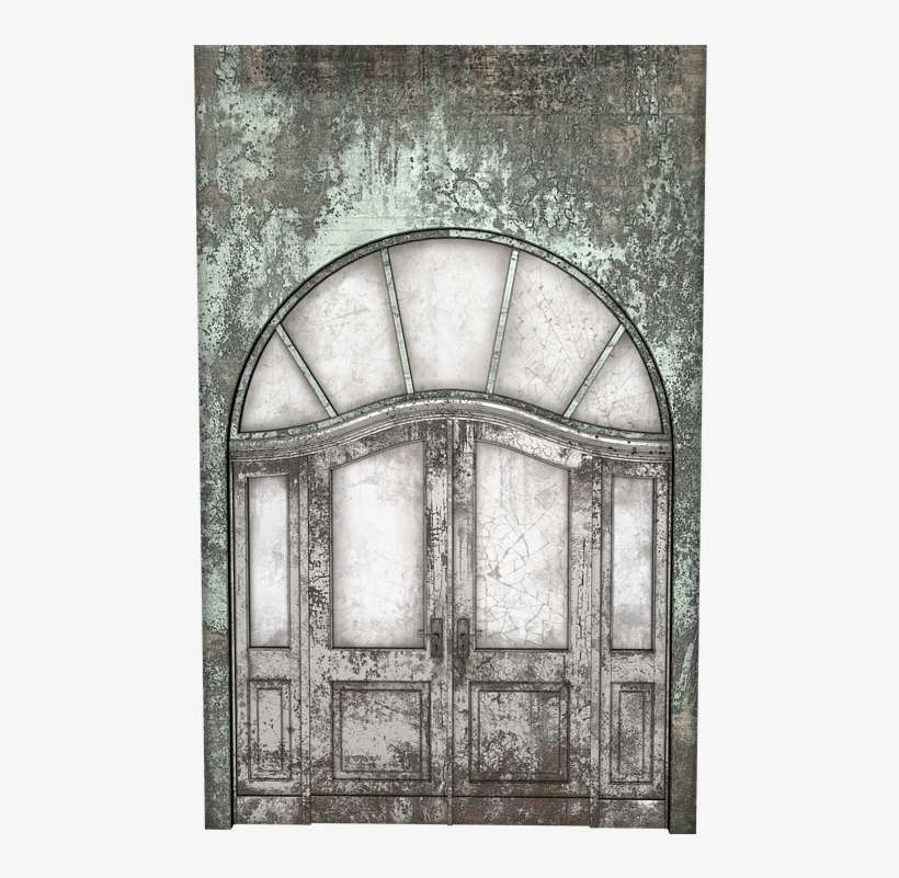 Door, Old, Masonry, Wood, Goal, House Entrance - Nature Black And White Door, transparent png download
