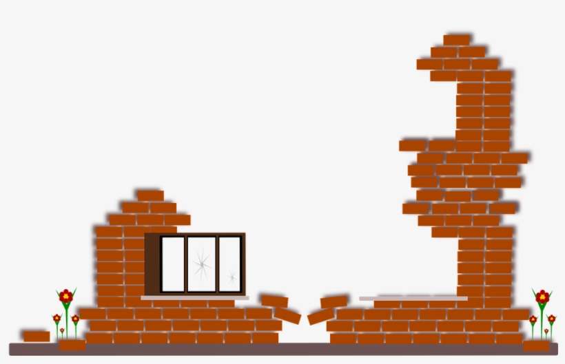 House,ruin,ruined,broken - Illustration, transparent png download