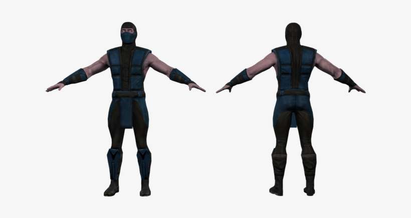 Download Zip Archive - Sub Zero Mortal Kombat 360 Model, transparent png download