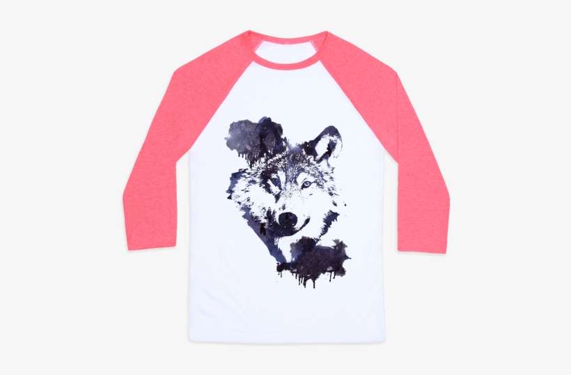 Space Wolf Baseball Tee - Money Can T Buy Happiness But It Can Buy Tee, transparent png download