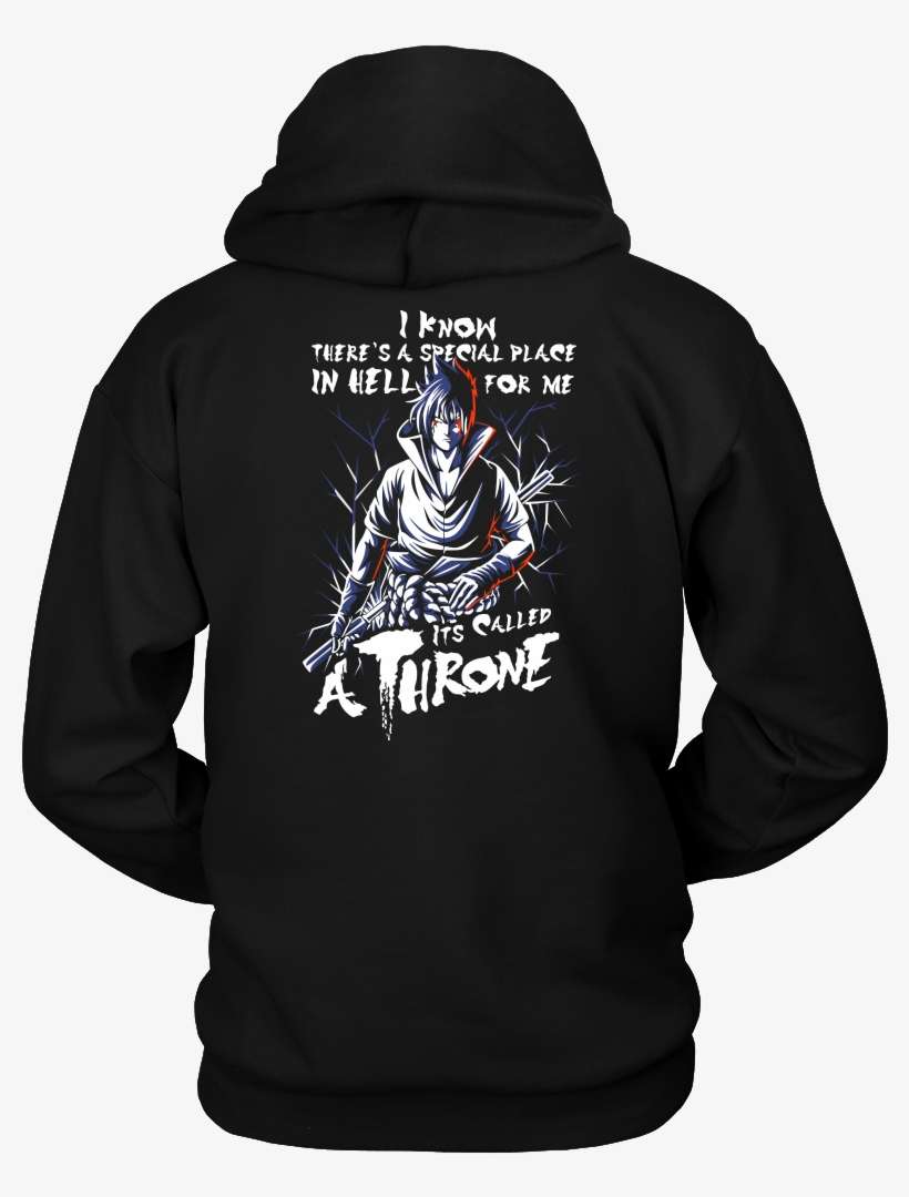 Naruto Sasuke Uchiha Stay On Throne Unisex Hoodie T - Wind Turbine Technician T Shirt, transparent png download