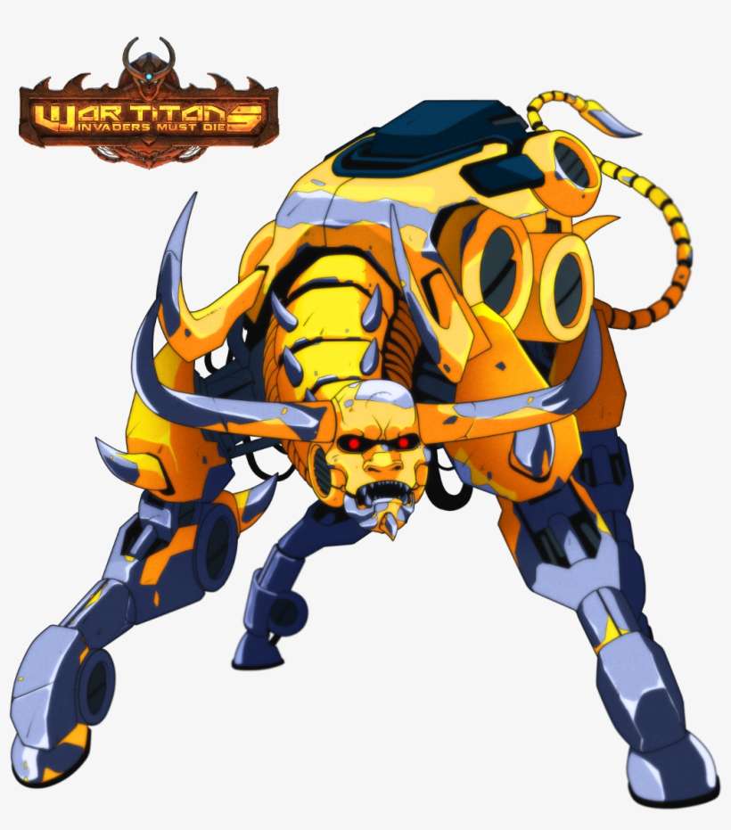 “when The Romulon Designed The Hell Juggernaut, They - Animal Figure, transparent png download
