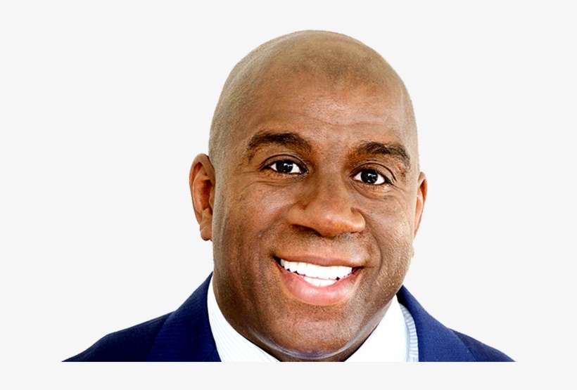 Earvin Magic Johnson - Magic Johnson Headshot Png, transparent png download