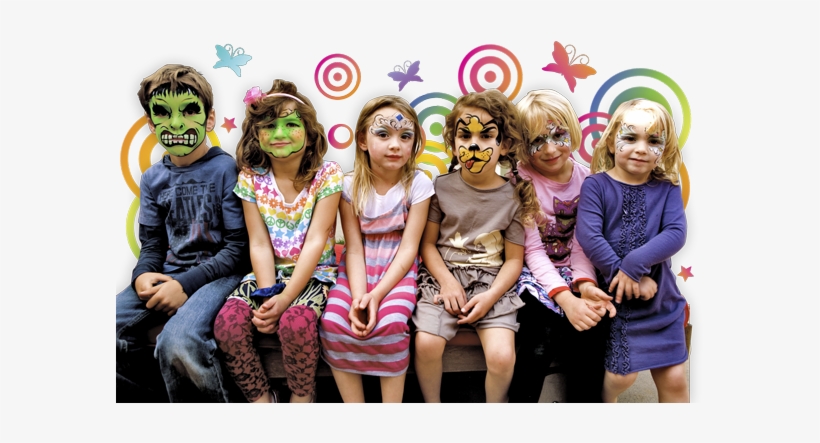 Kids Faces Painted In La - Kids Faces Painted, transparent png download