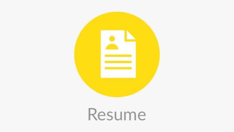 Resume Icon - Icon, transparent png download