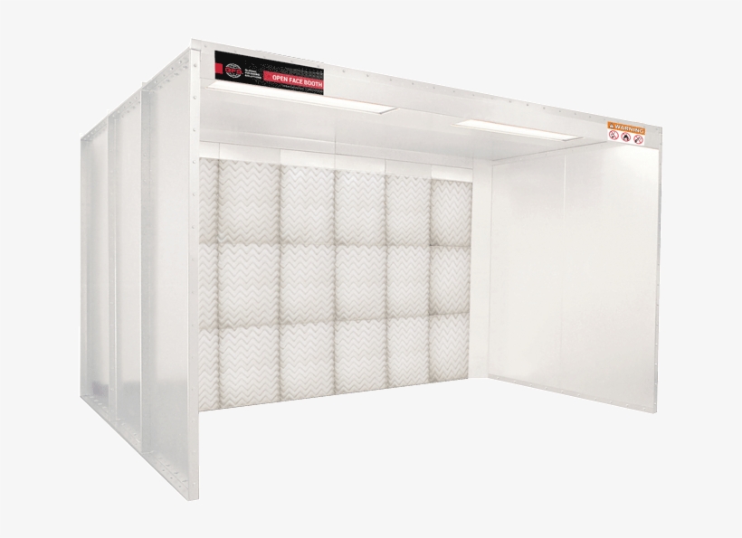Open Front Industrial Paint Booth - Industry, transparent png download