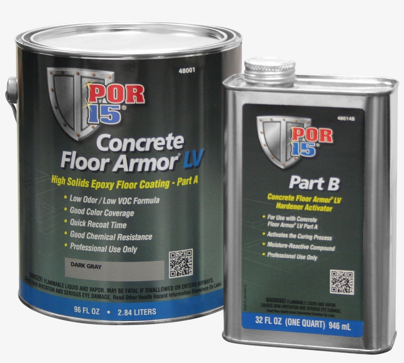 48001 48014b Por 15 Concrete Floor Armor Lv Dark Gray - Cylinder, transparent png download