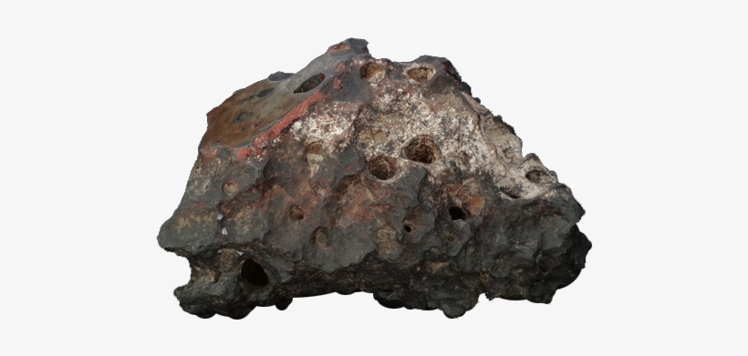 80 Kg Fragment Of The Canyon Diablo Meteorite, On Display - Meteor Rock Png, transparent png download