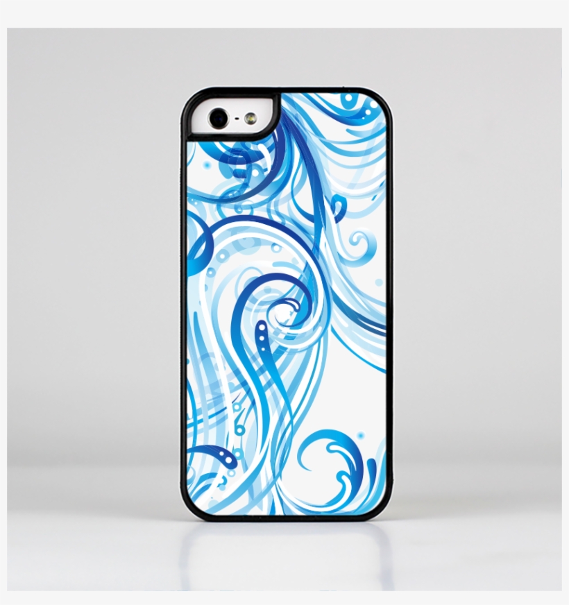 The Swirly Vector Water Splash Pattern Skin Sert For - Iphone, transparent png download