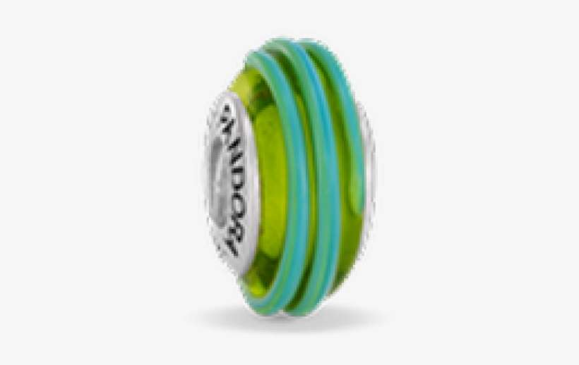 Pandora Green Ribbon Murano, transparent png download