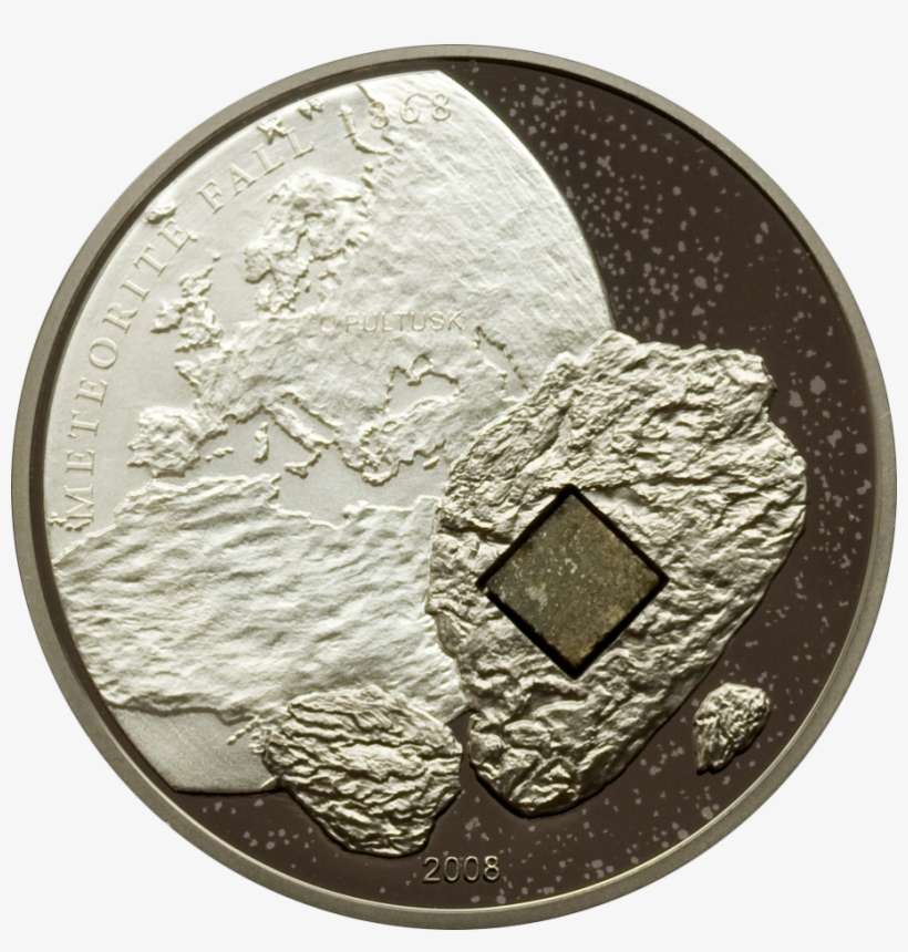 Pultusk Meteorite - Moneta Z Meteorytem Księzycowym, transparent png download
