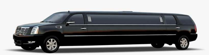 Cadillac Escalade Limousine - Black Limo Car, transparent png download