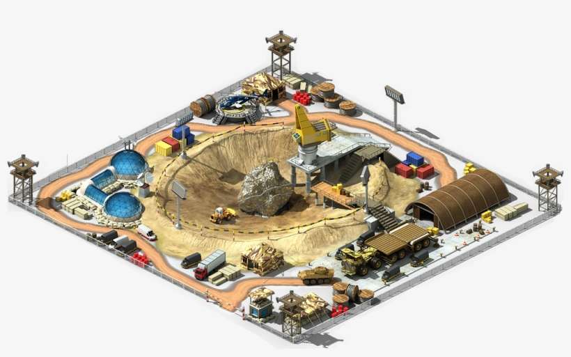 Meteorite Crater L3 - Impact Crater, transparent png download