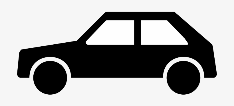 File - Car Pictogram - Svg - Cars With Trailer Only, transparent png download