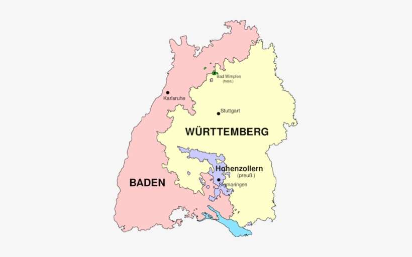 Baden-wuettemberg Regions - Wurttemberg Germany, transparent png download