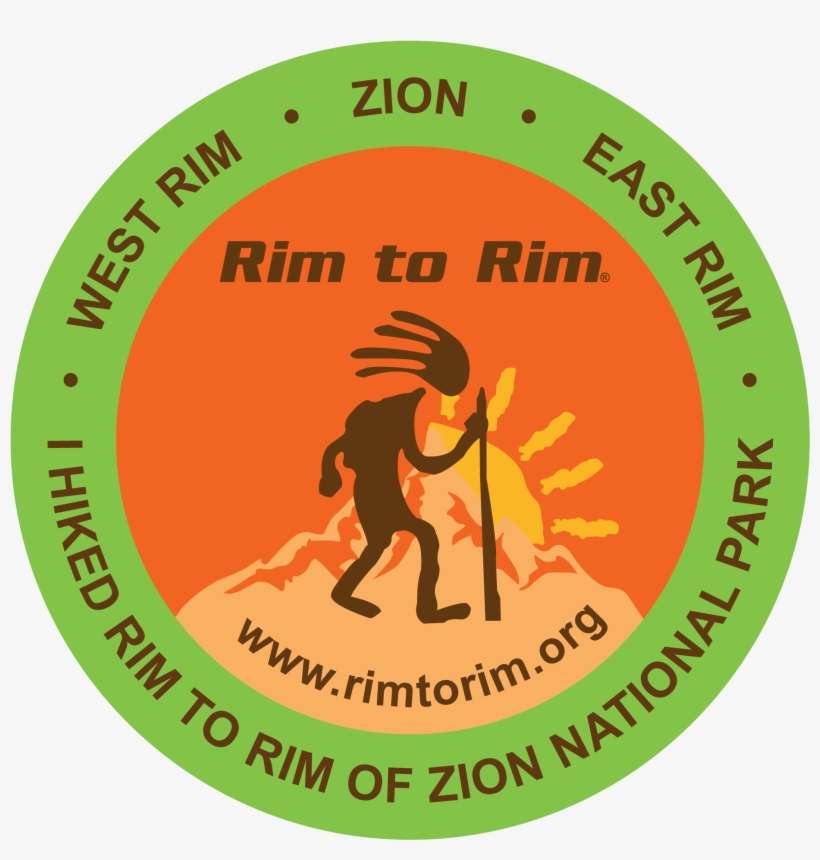 Rim To Rim® Zion - Rim To Rim Patch Grand Canyon, transparent png download