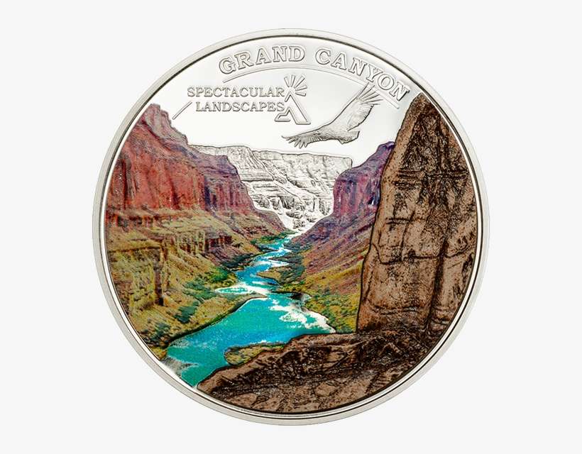 Cook Islands 2014 Grand Canyon Proof Silver 1 Oz - Grand Canyon Spectacular Landscapes Series Coin, transparent png download