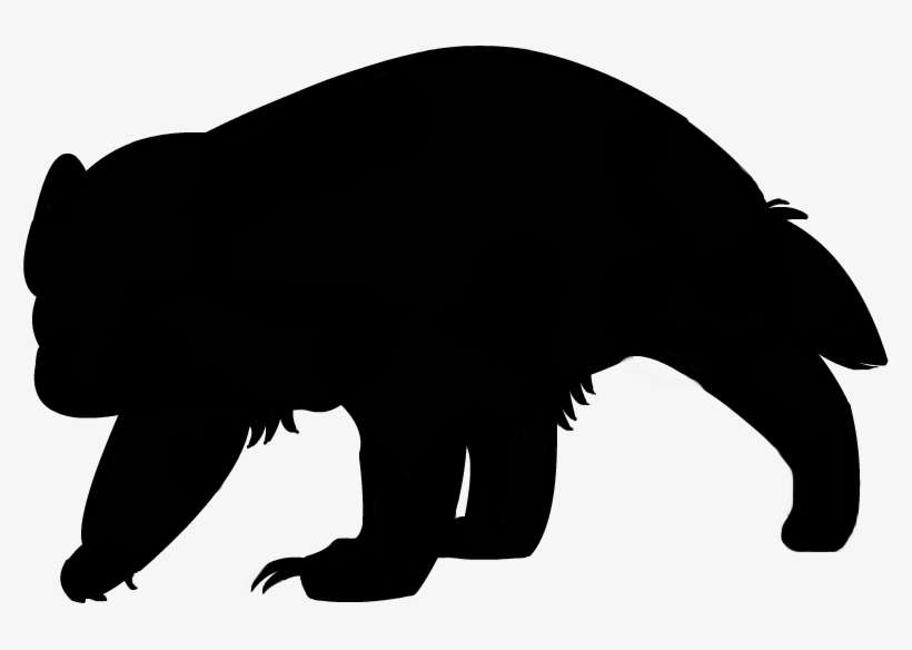 Clip Transparent Badger Clipart Silhouette - Badger Silhouette Png, transparent png download