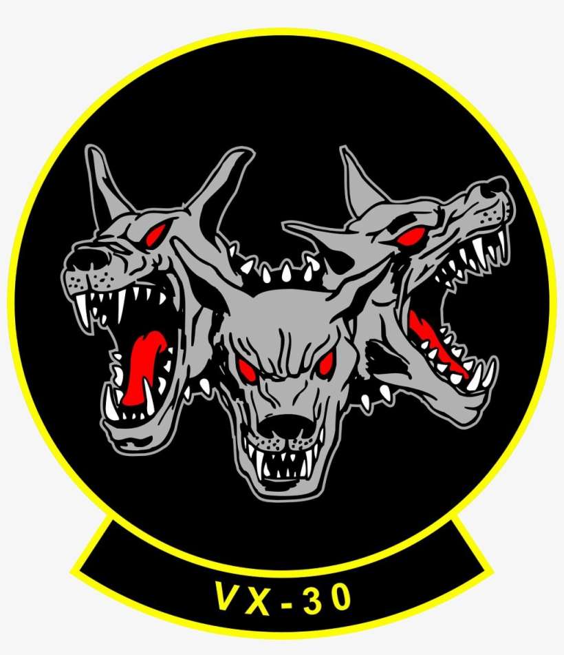 Air Test And Evaluation Squadron 30 Insignia, - Vx 30 Bloodhounds, transparent png download