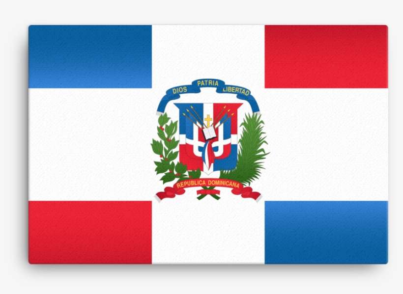 Dominican Republic Flag Wall Art - Dominican Republic Flag, transparent png download