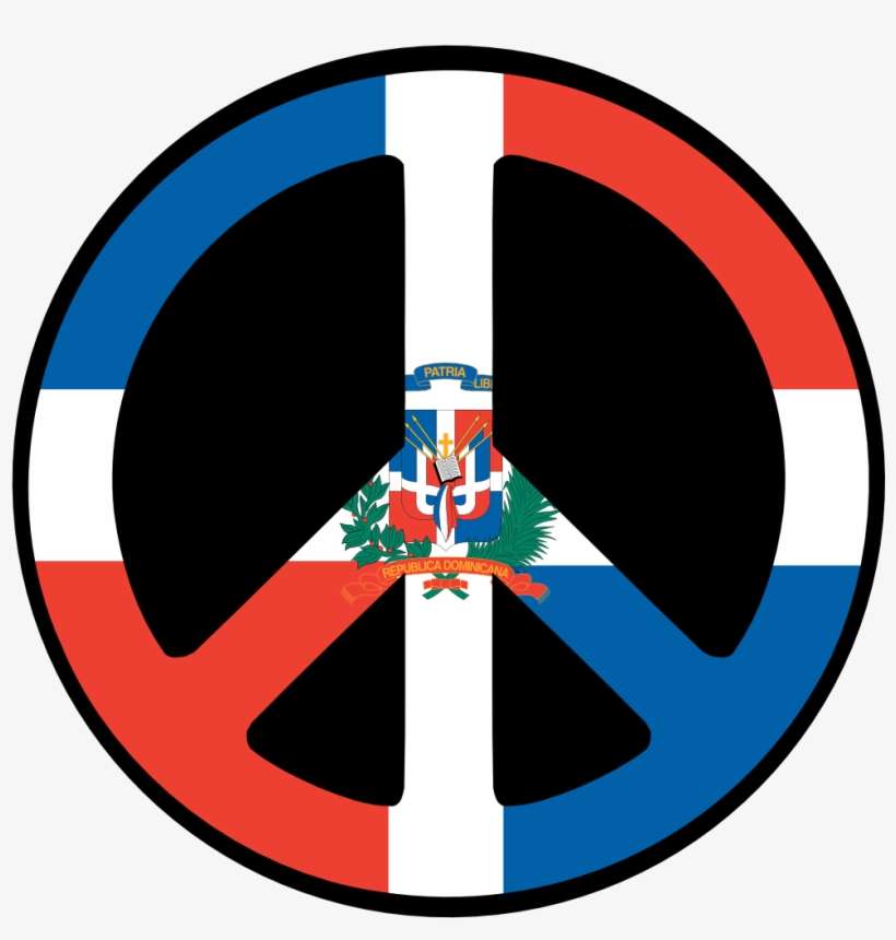 Peace Sign Dominican Republic, transparent png download