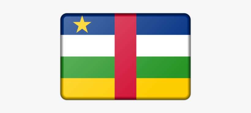 Flag Of The Central African Republic Flag Of The Dominican - Central African Republic Flag, transparent png download