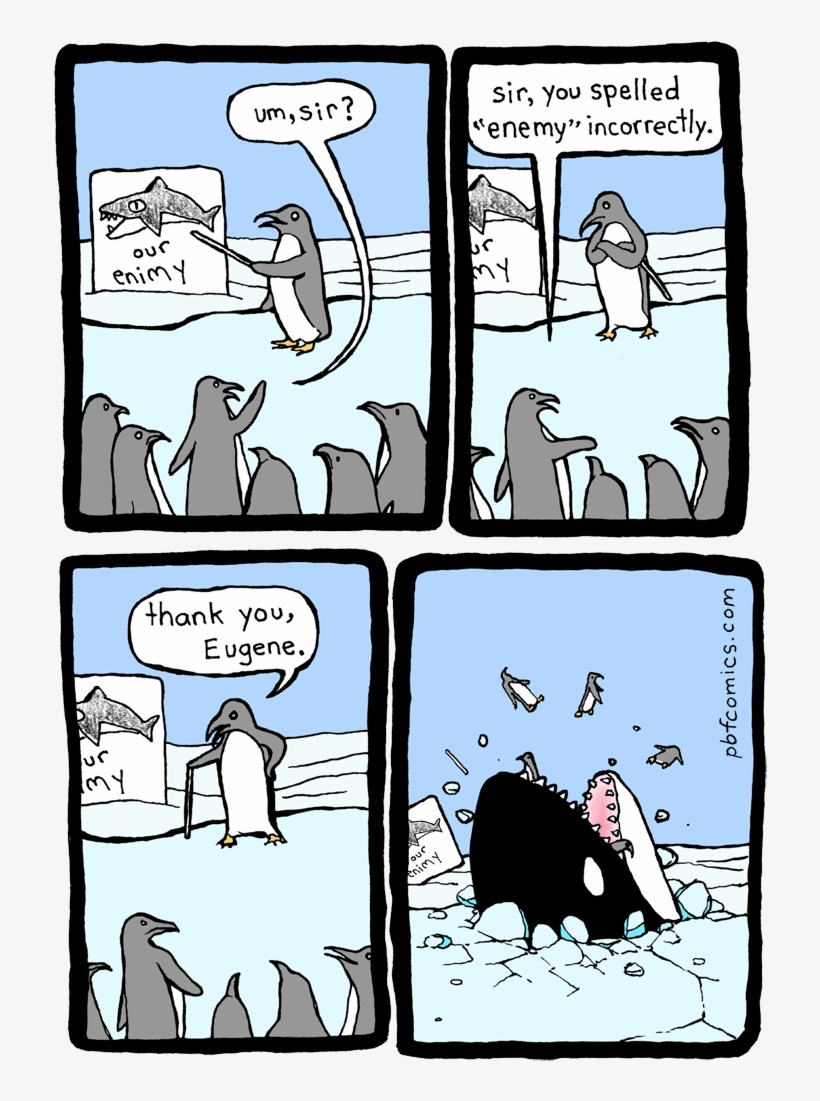 Penguin Enemy - Funny Penguin, transparent png download