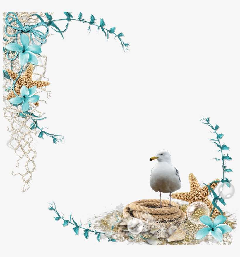 Beach 2017, Digital Scrapbooking Freebies, Scrapbooking - Bordure De Page Plage, transparent png download