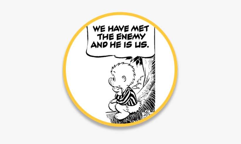 The Current Way Is Unsustainable - We Have Met The Enemy And He, transparent png download